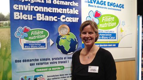 « L'éleveur adhère volontairement et gratuitement à la démarche Eco-Méthane de Bleu-Blanc-Coeur tout en s'engageant à travers un contrat », explique Nathalie Kerhoas, directrice de Bleu-Blanc-Coeur. © H. LAURANDEL « L'éleveur adhère volontairement et gratuitement à la démarche Eco-Méthane de Bleu-Blanc-Coeur tout en s'engageant à travers un contrat », explique Nathalie Kerhoas, directrice de Bleu-Blanc-Coeur. © H. LAURANDEL