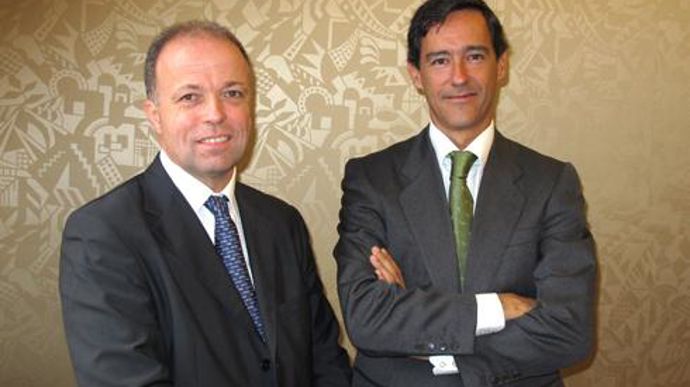 Jean-Luc Pradal, DG de Fertiberia France et Javier Goňi, conseiller directeur général du groupe Fertiberia. © R. FOURREAUX Jean-Luc Pradal, DG de Fertiberia France et Javier Goňi, conseiller directeur général du groupe Fertiberia. © R. FOURREAUX