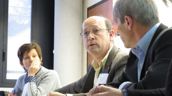 Jean de Balathier, directeur de Coop de France Rhône-Alpes Auvergne, a présenté différentes démarches de coopératives pour la valorisation des produits. © M. COISNE Jean de Balathier, directeur de Coop de France Rhône-Alpes Auvergne, a présenté différentes démarches de coopératives pour la valorisation des produits. © M. COISNE