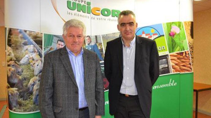 Yves Bioulac (à gauche), directeur général d'Unicor, et Jean-Marc Virenque, son président, sont satisfaits des résultats enregistrés par le groupe, qu'ils présenteront à leurs adhérents, lors de l'assemblée générale du vendredi 28 mars. Yves Bioulac (à gauche), directeur général d'Unicor, et Jean-Marc Virenque, son président, sont satisfaits des résultats enregistrés par le groupe, qu'ils présenteront à leurs adhérents, lors de l'assemblée générale du vendredi 28 mars.