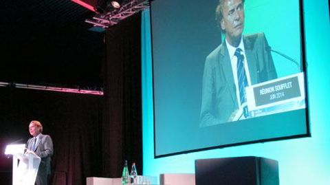 « Pour rester un acteur de référence, nous devons continuer à grandir », s'est justifié Jean-Michel Soufflet, président du directoire du groupe. © R. FOURREAUX « Pour rester un acteur de référence, nous devons continuer à grandir », s'est justifié Jean-Michel Soufflet, président du directoire du groupe. © R. FOURREAUX