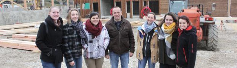 Géniale, la première red holstein du troupeau de Cibeins, a été sélectionnée pour sa docilité. Anne Bréhier