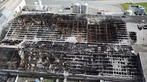 La moitié du site de production de mozzarella d’Agrial de Luçon a été détruit dans un incendie accidentel, le 14 février dernier.