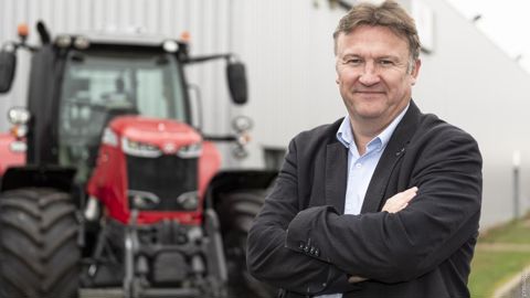 Xavier Beaufort, DG de la Somat (Noriap) : « Avec cette acquisition, nous renforçons notre partenariat avec la marque Massey-Ferguson. » © NORIAP