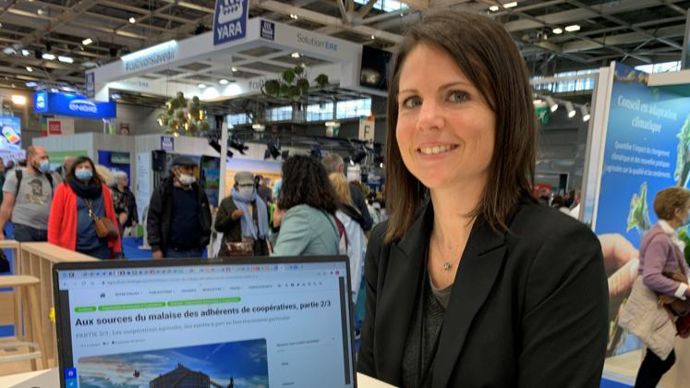 Alessandra Kirsch, directrice des études à Agriculture Stratégies, nous a présenté, lors du dernier Sia, l’analyse sur le malaise de certains coopérateurs, réalisée avec Xavier Hollandts, spécialisé dans la gouvernance des coopératives agricoles. © H. LAURANDEL