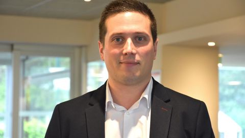 Pierrick Pigot, 30 ans, nouveau DG de la coopérative de Puiseaux, annonce : « Outre des investissements pour améliorer notre logistique, nous allons réfléchir à de nouveaux moyens de stockage. » © A. RICHARD