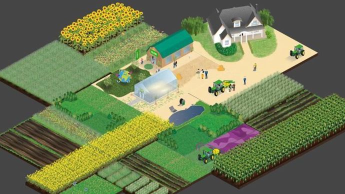 La plateforme « La Ferme virtuelle » a été conçue et testée avec des agriculteurs et distributeurs, afin de proposer des solutions au plus près de leurs besoins.