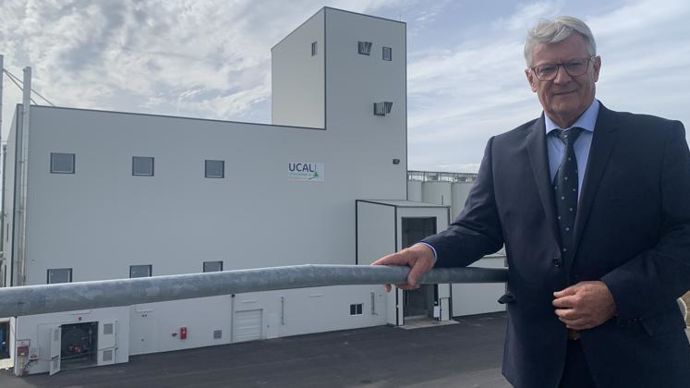 « Nous avons fait le choix de process 100 % naturels, même si on doit se priver de quelques points d’huile supplémentaires », insiste Yves Courrier, DG de Coopaca et d’Ucal Stockage et Protéines. © R. FOURREAUX