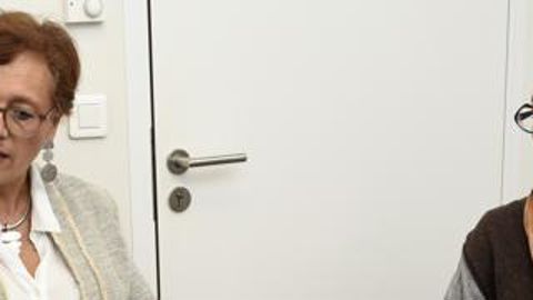 Anne Keravel, chef de projet Opcalim et Ilham Bouyazza, directrice adjointe des affaires sociales chez Coop de France. Cédric Faimali