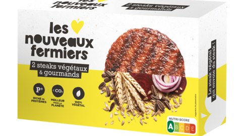 Steack végétal Les Nouveaux Fermiers