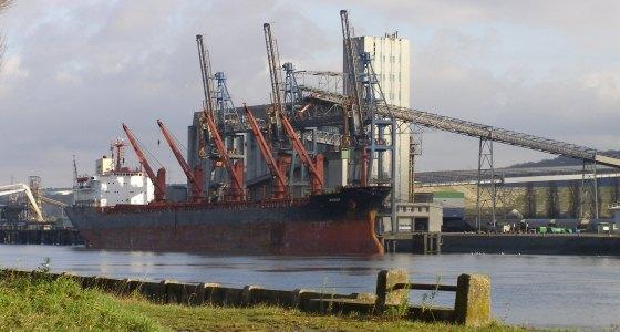 Engorgement des ports de céréales 