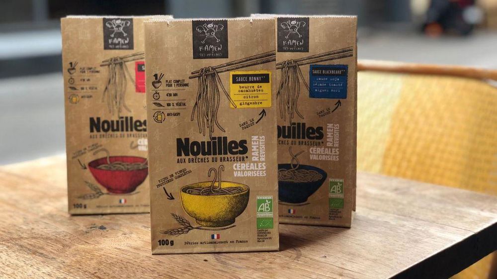 Des nouilles aux drêches