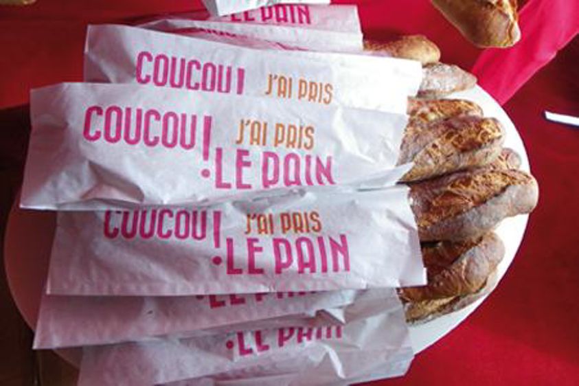 Sachets pain fournis lors de la Nouvelle Communication sur le pain. (Photo : latoque.fr) Sachets pain fournis lors de la Nouvelle Communication sur le pain. (Photo : latoque.fr)