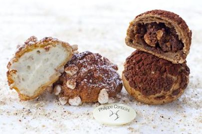  Choux de Philippe Conticini créés pour le bar à choux éphémère installé au DS World de Paris. (Photo : latoque.fr)