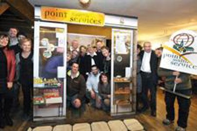 Les Points Multi-Services : un commerce  Point Multi-Services en zone rurale. (Photo : latoque.fr)