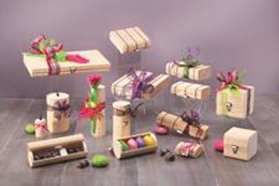 Le recyclable  Emballages en bambou chez Bacoma. (photo : latoque.fr)