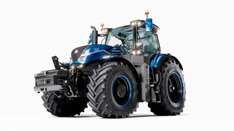 Le tracteur New Holland T7.270 Methane Power carbure au gaz naturel liquéfié Le tracteur New Holland T7.270 Methane Power carbure au gaz naturel liquéfié