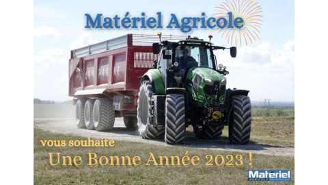 La rédaction de Matériel Agricole vous souhaite ses meilleurs vœux pour 2023 La rédaction de Matériel Agricole vous souhaite ses meilleurs vœux pour 2023