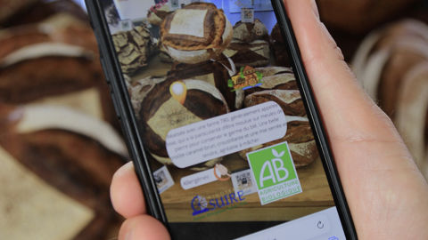 Tout utilisation du label bio sur les produits ou dans la communication doit s'accompagner d'un certificat valide (ici, application ABC - Minoterie Girardeau).