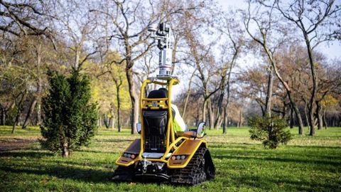 La société Greehill propose de générer des jumeaux numériques des arbres en faisant passer une voiture dans les rues, ou un véhicule plus léger dans les parcs, avec une caméra sur le toit.