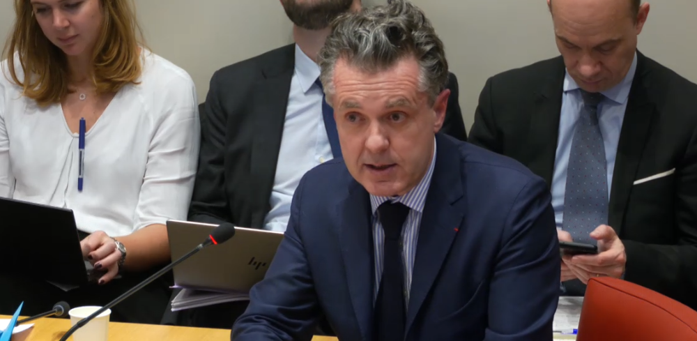 Christophe Béchu, ministre de la Transition écologique était auditionné le 14 février au Sénat.