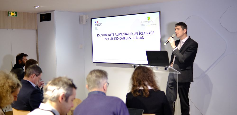 Cécile Guillot et Pierre Claquin (photo) de FranceAgriMer ont fait le bilan de la souveraineté alimentaire de la France.