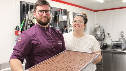 Anthony Carabin et Laurine Pocognoli.
