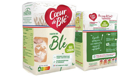 La farine issue de blé bas carbone lancée par Axiane Meunerie (Axéréal) fera son apparition dans les rayons en mai 2023.
