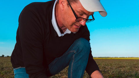 Guy Blanche est l’un des pionniers de l’agriculture biologique dans la Sarthe.