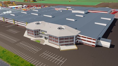L'usine de Väderstad s'agrandit de 12 600 m2. L'usine de Väderstad s'agrandit de 12 600 m2.