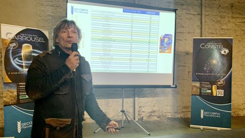 « Carrousel et Constel sont deux orges brassicoles à 6 rangs tolérantes à la JNO avec un très bon niveau de qualité et de performances agronomiques », expliquait Gilles Fouquin, directeur général de Secobra Recherches, le 12 avril, à Dijon.