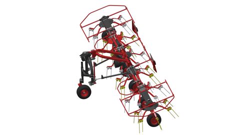 Une roue de jauge pour les faneuses Rožmitál Une roue de jauge pour les faneuses Rožmitál