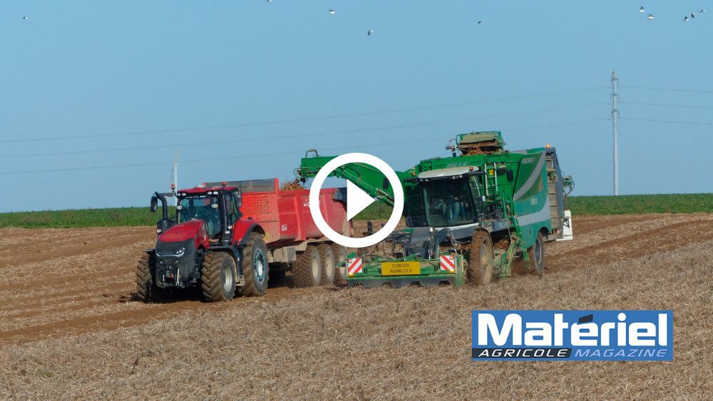 [Vidéo] Une journée avec l'automotrice à pomme de terre Pouchain Oryx 4.75