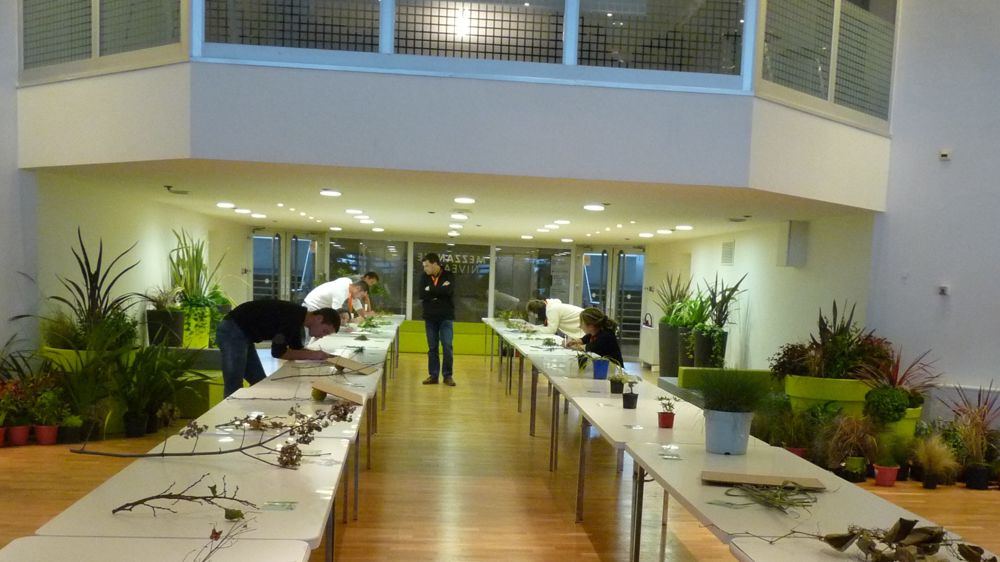 Epreuve d'une finale du concours sur Paysalia.