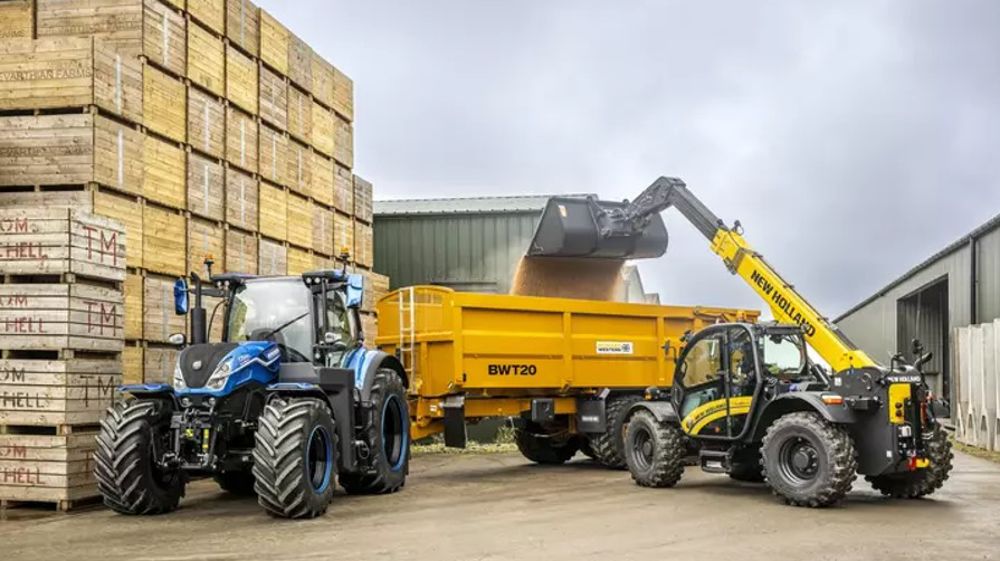 Tracteur New Holland T7 Methane Power Tracteur New Holland T7 Methane Power