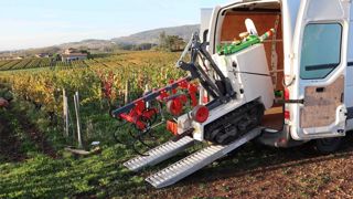 Un chenillard électrique pour la vigne… ou la pépinière ! Un chenillard électrique pour la vigne… ou la pépinière !