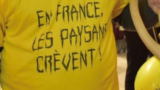 Manifestation de la Coordination rurale au Sia 2017 face au suicide des agriculteurs. (archives) Manifestation de la Coordination rurale au Sia 2017 face au suicide des agriculteurs. (archives)