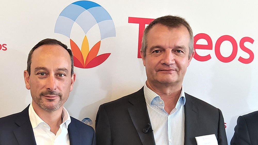 Gérard Clay, président de Tereos (à droite) aux côtés de Jorge Boucas, nouveau directeur général : « Concernant la décarbonation de la production, les agriculteurs pourraient être concernés par l’agriculture régénératrice. »