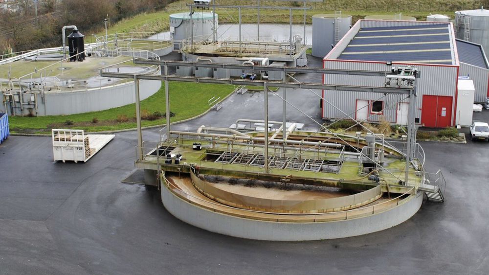La station de régénération de la Cooperl traite 750 000 m³ d’eaux usées sur le site de Lamballe (Côtes-d’Armor).
