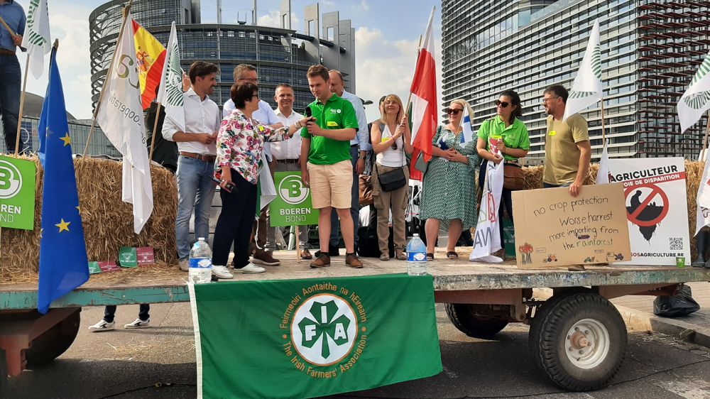 Christiane Lambert, présidente du Copa, devant le Parlement européen. « La restauration de la nature, oui, la loi sur la restauration, non ! »