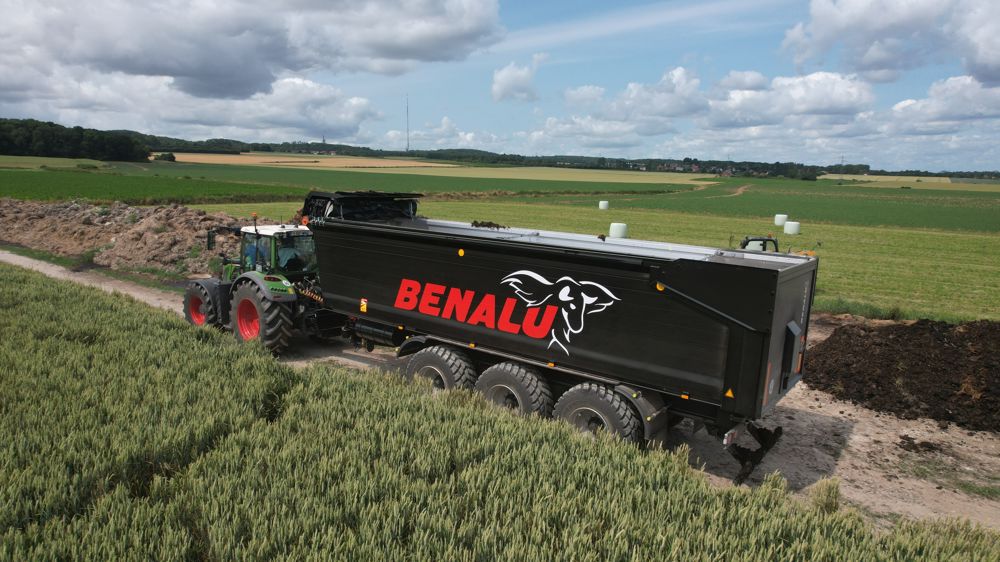 Benalu-Legras : 26 t de charge utile pour la benne AgriAlu Benalu-Legras : 26 t de charge utile pour la benne AgriAlu