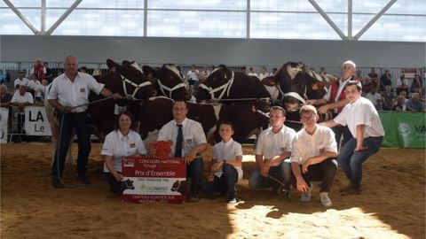 Le prix d'ensemble a été remis à David Cadet, éleveur dans la Mayenne. Le prix d'ensemble a été remis à David Cadet, éleveur dans la Mayenne.