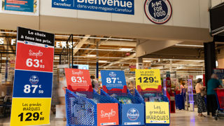 Carrefour veut gonfler ses ventes de produits à base de protéines végétales. Carrefour veut gonfler ses ventes de produits à base de protéines végétales.