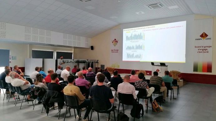 Le Groupe Carré a dévoilé, mercredi 13 septembre, dans les locaux de sa ferme pilote à Gouy-sous-Bellonne (Pas-de-Calais), les résultats de son étude annuelle "Experts céréales", consacrée aux coûts de production du blé, de l’orge et du colza.