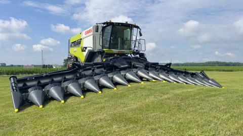 [Agritechnica 2023] Le cueilleur flexible de 16 rangs chez Geringhoff