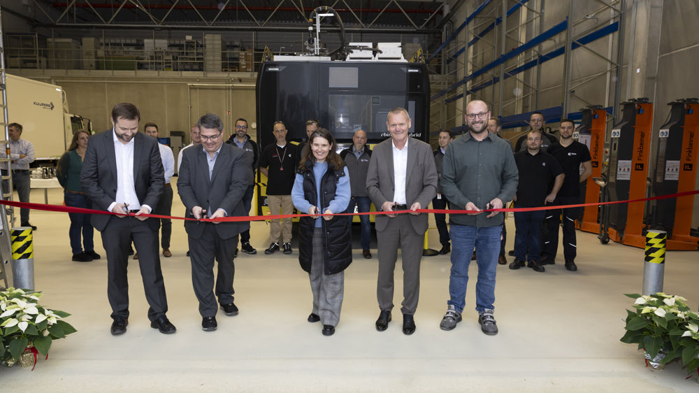 Inauguration de la nouvelle unité à Marktheidenfeld, en Allemagne.