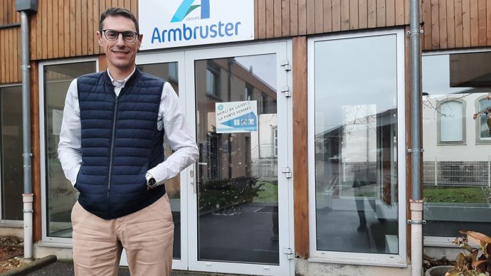 Laurent Hert, secrétaire général du négoce Armbruster à Colmar (Haut-Rhin).
