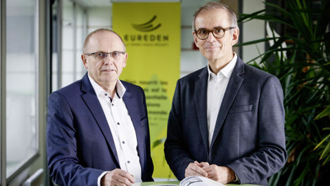 Serge Le Bartz (à g.) et Alain Perrin, respectivement président et directeur général d'Eureden.