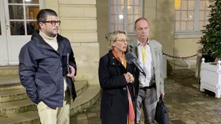 Véronique le Floc'h accompagné de Paul Mougenot, élu à la chambre d'agriculture de l'Ain, et Christian Convers, secrétaire général de la Coordination rurale. Véronique le Floc'h accompagné de Paul Mougenot, élu à la chambre d'agriculture de l'Ain, et Christian Convers, secrétaire général de la Coordination rurale.