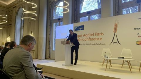 Arthur Portier, consultant chez Agritel, a décrypté, jeudi 25 janvier, les tenants et les aboutissants du marché du blé tendre lors de la Paris Grain Conference.